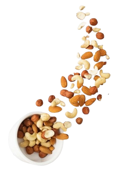 Mixed dry fruits pack including cashew almond and raisins